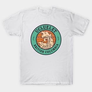 Ucluelet BC Surf Badge T-Shirt